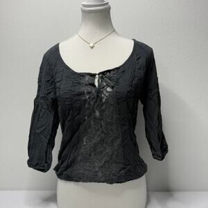 Vintage Aeropostale 2000s Laced Blouse Size Small